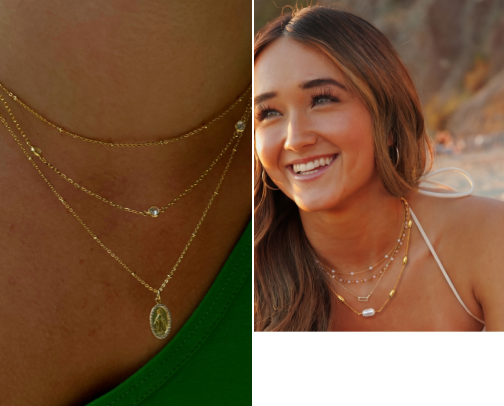 summer jewelry cover photo collage