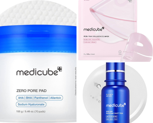 My skincare recs cover photo collage