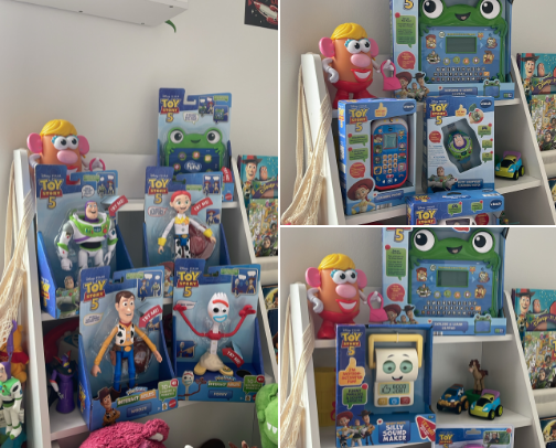 toy story 5 toys & more 𐚁๋࣭ cover photo collage