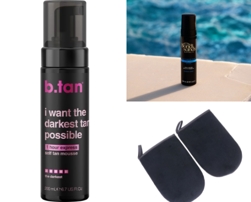 Self tanners/ self tanning tools! cover photo collage