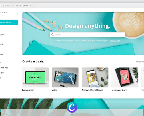 Design tool cover photo collage