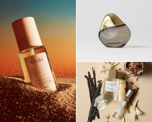 clean girl scents cover photo collage