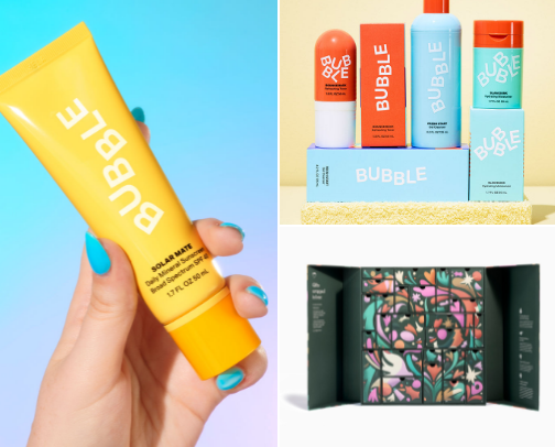 My fav skincare products cover photo collage