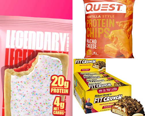 Snacks High In Protein!! cover photo collage