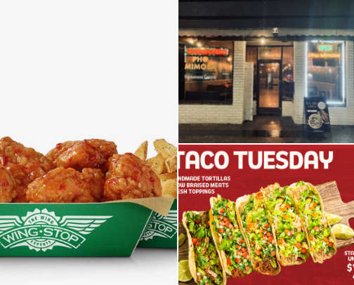 Food places cover photo collage