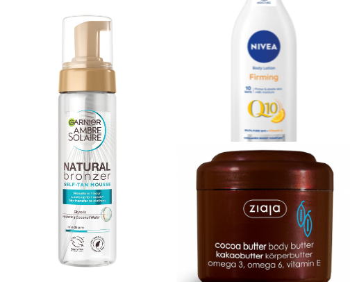 Body lotions that keep my skin bouncy,moisturizered and tan 🏝️ 🧴 cover photo collage