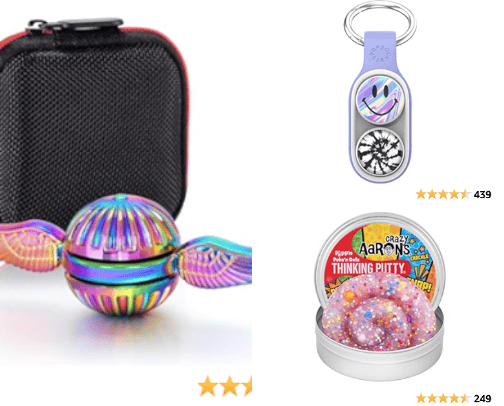 Items for Neurodivergent Needs cover photo collage
