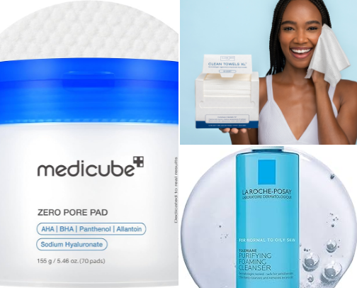 SKINCARE MUST HAVES 💫 cover photo collage