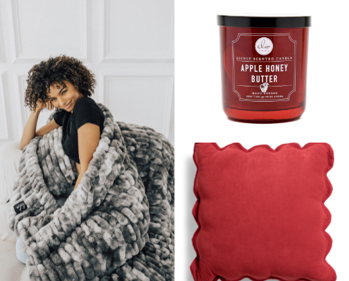 cozy home finds cover photo collage