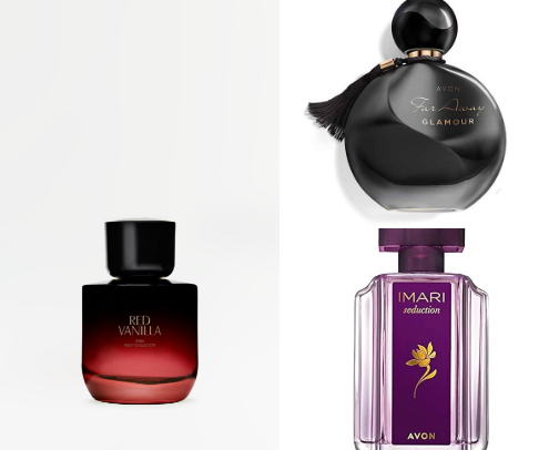 Smell Luxurious, Spend Less cover photo collage