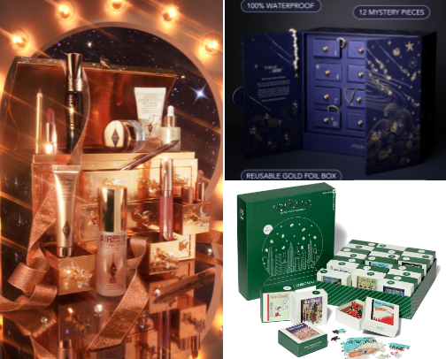 the best 2025 advent calendars 🎄✨ cover photo collage