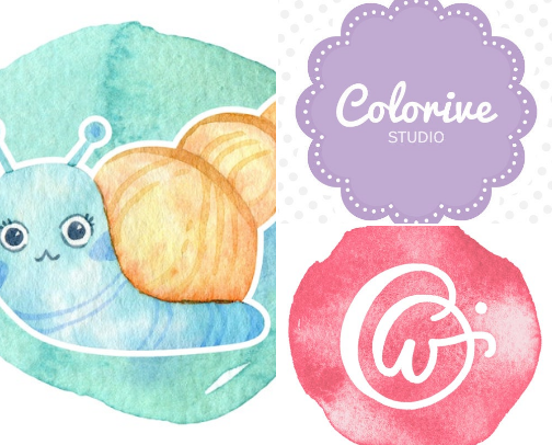 Authentic Handmade Watercolor Artists on Etsy cover photo collage