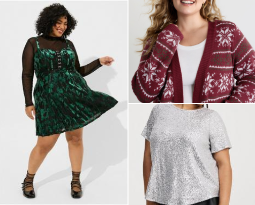 Size 14+ Holiday Style, Your Way cover photo collage
