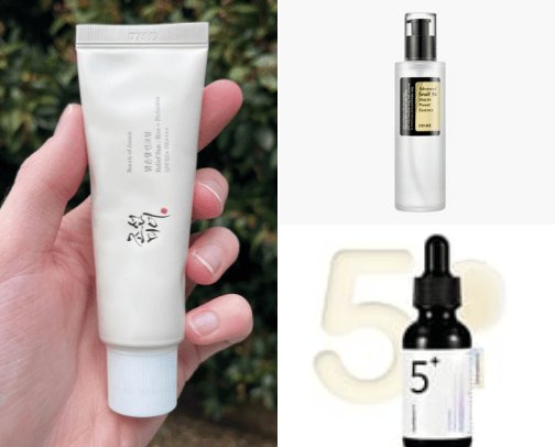 Favorite Korean Skincare Products cover photo collage