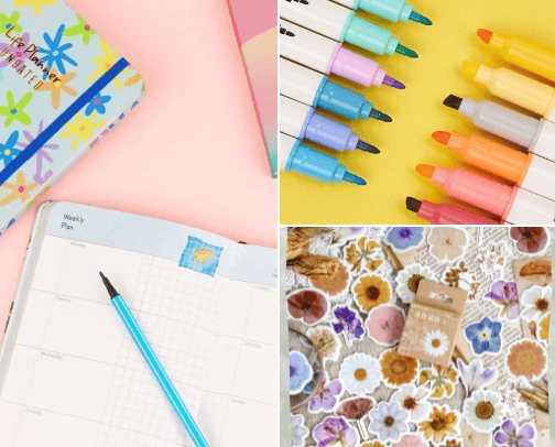 Journaling Equipment for Beginners | Step by Step cover photo collage