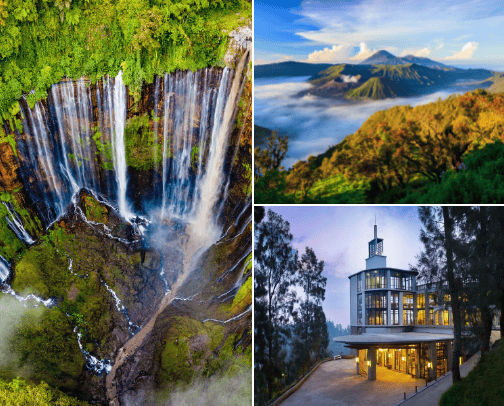 Travel : Best Nature Attraction in Indonesia cover photo collage