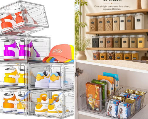 Clean & Organized Home Essentials | Kitchen, Storage & Home Reset Finds cover photo collage
