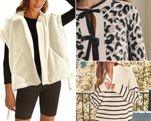 Amazon Trending Styles for Millennials (colder weather) cover photo collage