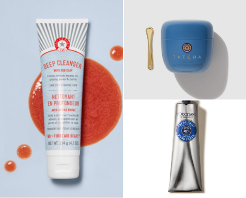 My favourite beauty recs as a 40-something-year-old cover photo collage
