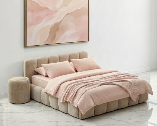Luxury home & bedroom essentials cover photo collage