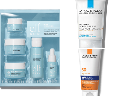 Affordable skincare that works! cover photo collage