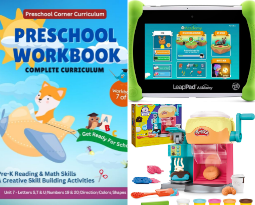 Toddler essentials for us 🛝 cover photo collage