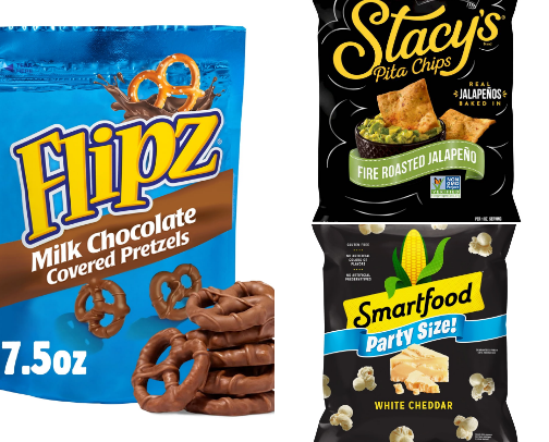 essential dorm snacks cover photo collage