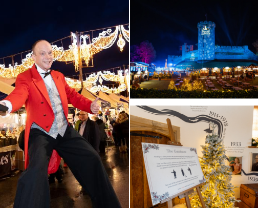 What does Warwickshire have to offer during the Christmas period? cover photo collage