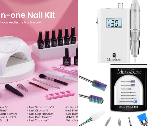 beginner nail must haves 💅 cover photo collage