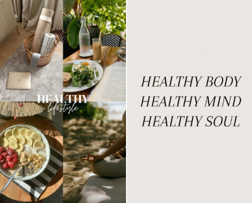 Because our health comes first! Make it a lifestyle cover photo collage