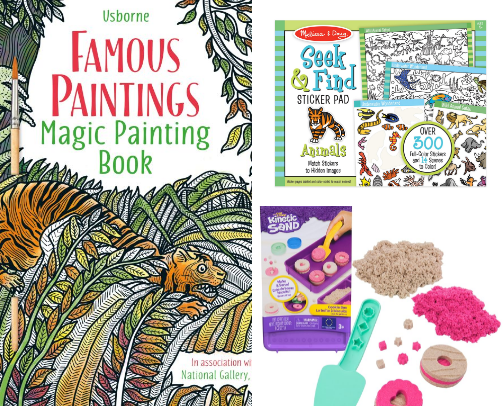 Toddler art supplies cover photo collage