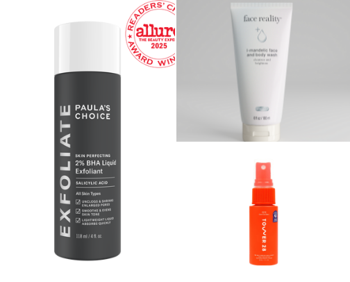 Products that have kept my cystic acne away🫧 cover photo collage