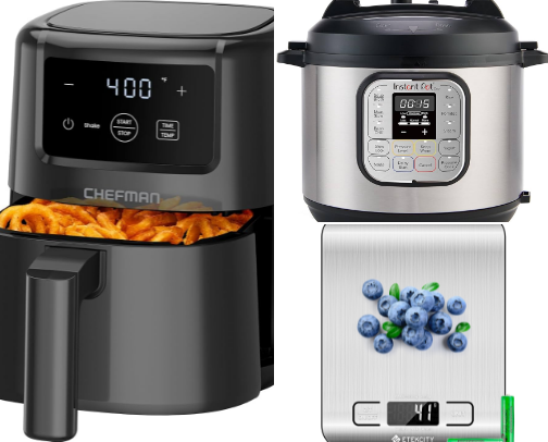 Healthy Kitchen Essentials. cover photo collage