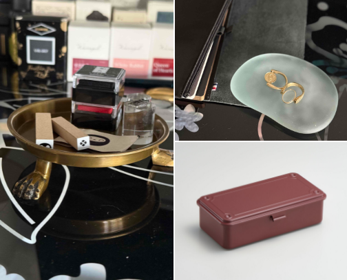 Desk accessories that are functional and keep the vibe. cover photo collage