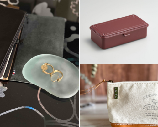 Desk accessories that are functional and keep the vibe. cover photo collage