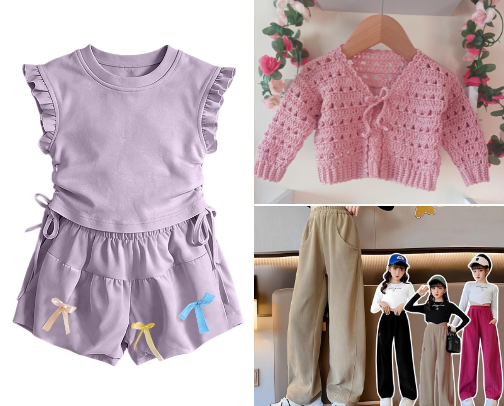 15 Cute Girls’ Summer OOTD | Adorable & Comfy Summer Finds ☀️ cover photo collage