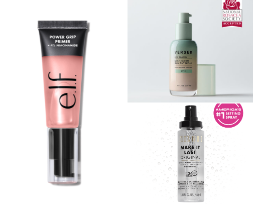 Acne-Safe Makeup Routine cover photo collage
