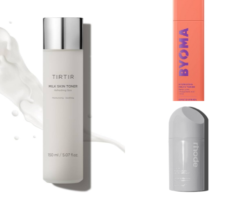 Best HYDRATING💦 facial products for DRY skin 🧴During Winter ❄️ cover photo collage