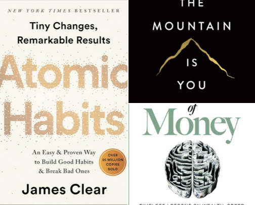 Pretty Worth Reading: Self Growth Book Recommendations cover photo collage