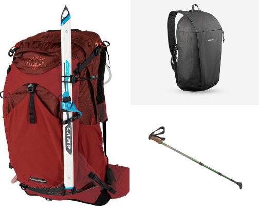 Sports/Hiking Essentials cover photo collage
