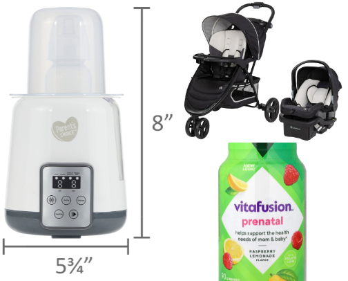 First time mom essential baby items cover photo collage