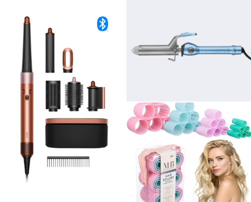 Hair tools cover photo collage