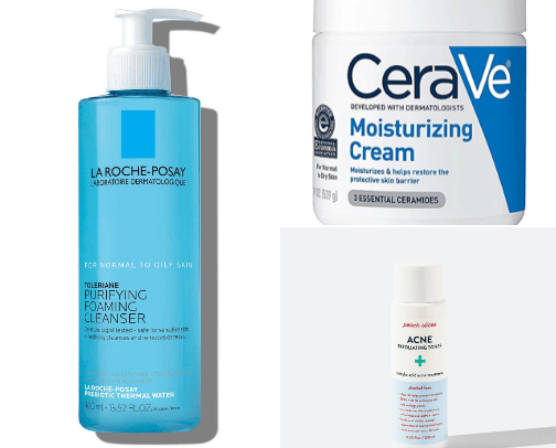My Current Skincare Routine cover photo collage