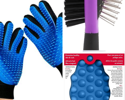 Dog Brushes & Combs cover photo collage