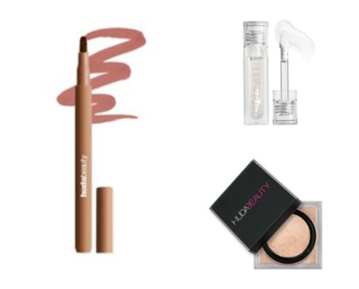 Huda Beauty cover photo collage
