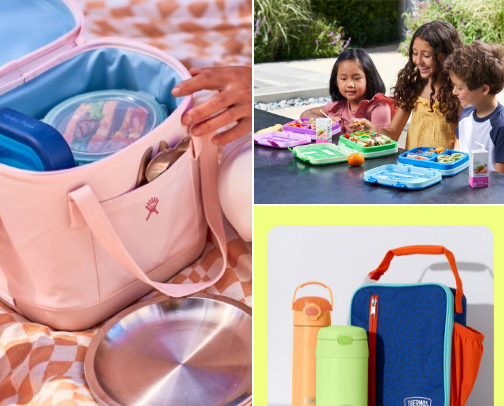 Lunch box cover photo collage