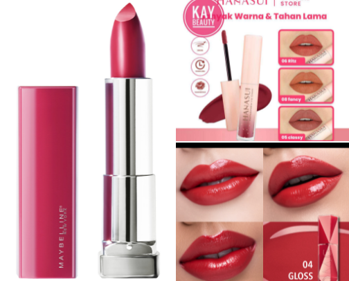 Skincare and make up routine cover photo collage