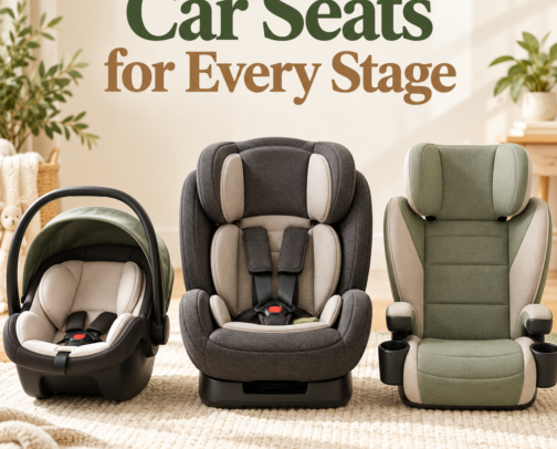 Car Seats for Every Stage: A Mom’s Shopping Guide cover photo collage