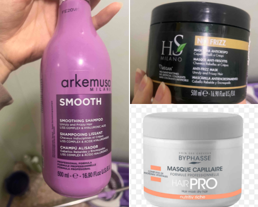 My curly hair recommendations cover photo collage