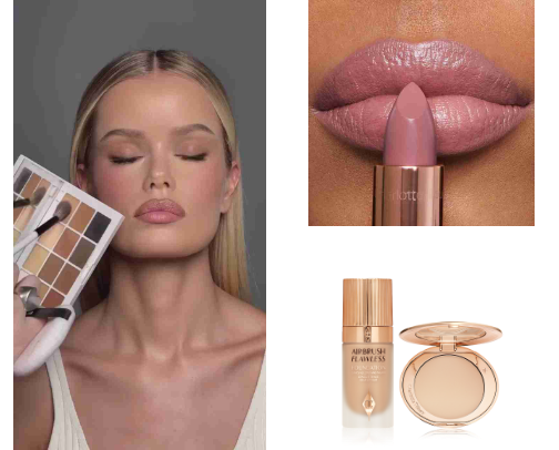 Glow Up My Everyday Favorite Makeup Essentials cover photo collage